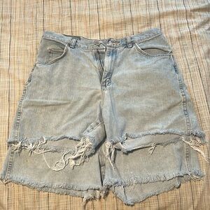 Cut-off Jean shorts - Jorts - Party Fishing Costume Drinking Shorts - lot of 2